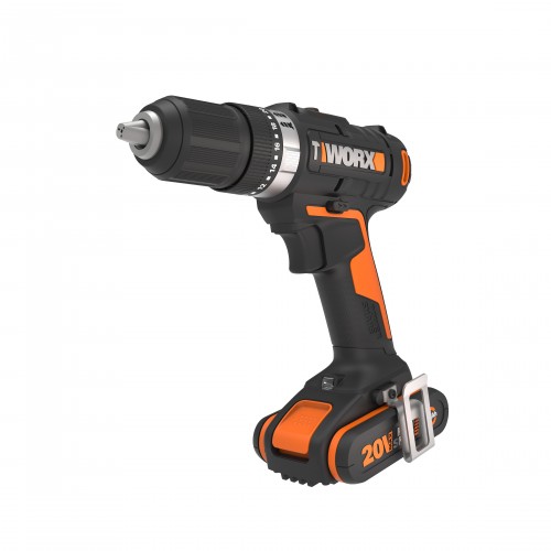 Worx WX370 - Taladro Percutor 20V (2bat 2.0Ah)